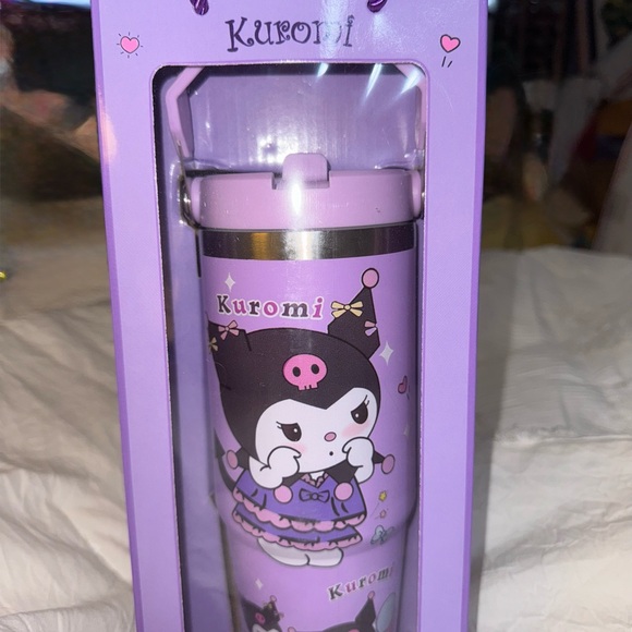 Sanrio Kuromi Purple Stainless Steel Tumbler - Picture 4 of 5